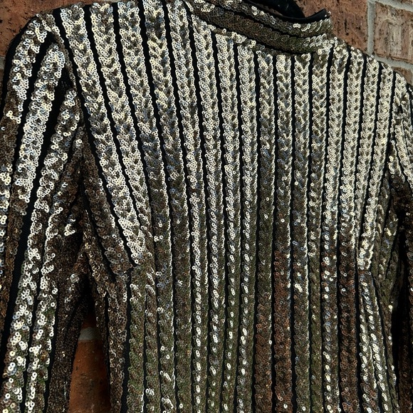Sequin crop long sleeve - Picture 5 of 6